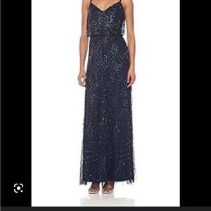 Adrianna Papell beaded dress